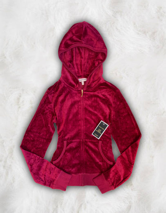 Juicy Couture Deadstock Red Velour 2 Piece Tracksuit