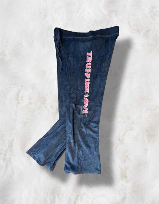 Victoria’s Secret Vintage 2006 Blue x Pink Velour Pants
