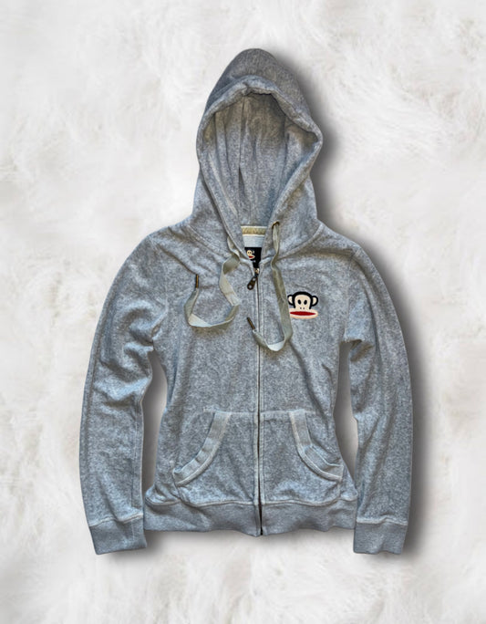 Paul Frank Grey Velour 2 Piece Tracksuit