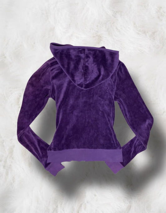 Juicy Couture Purple Velour Hoodie
