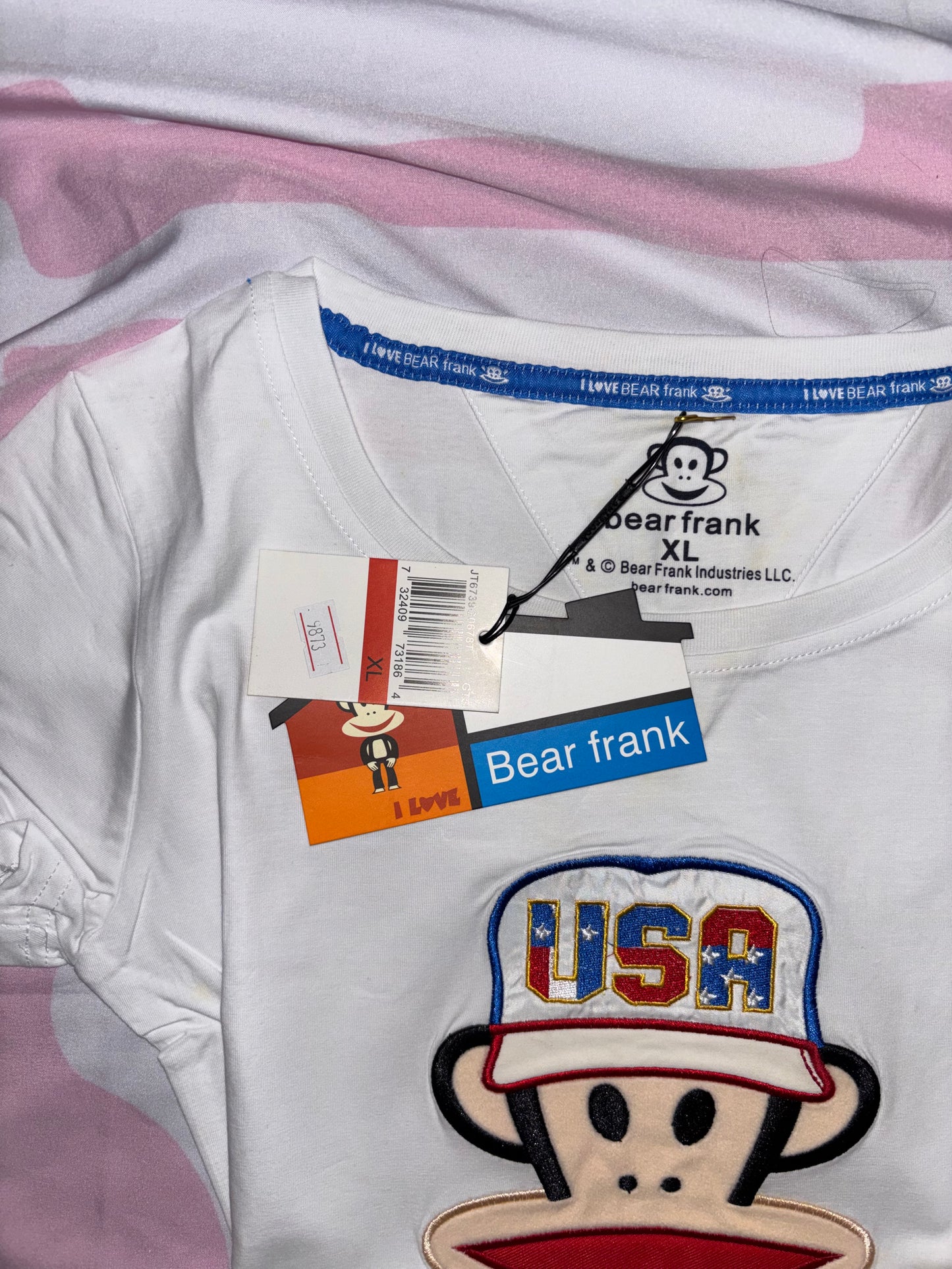 Paul Frank White USA T-Shirt (XL)