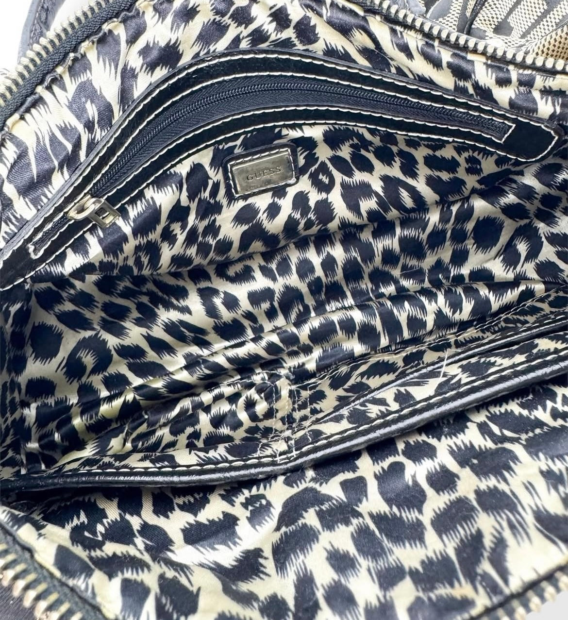 Guess Vintage Monogram Barrel Bag