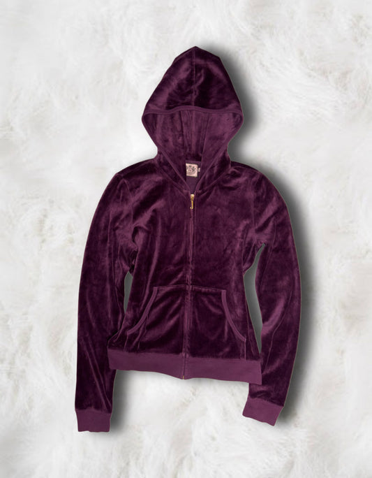 Juicy Couture Purple Velour 2 Piece Tracksuit