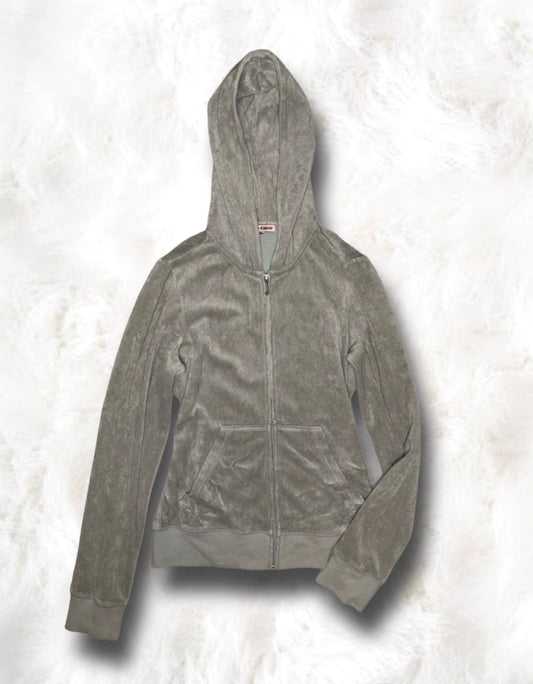 Juicy Couture Grey Velour Hoodie