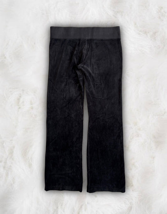 Bebe Black Velour Pants