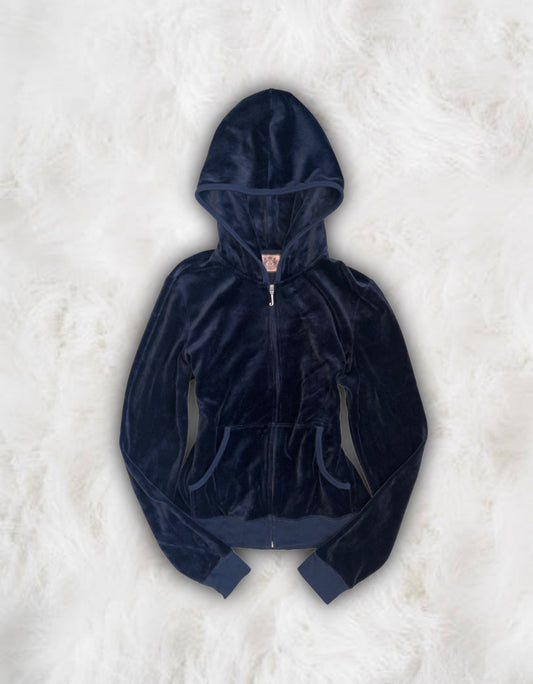 Juicy Couture Navy Velour 2 Piece Tracksuit