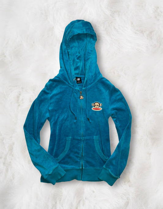 Paul Frank Turquoise Velour Julius Rainbow 2 Piece Tracksuit