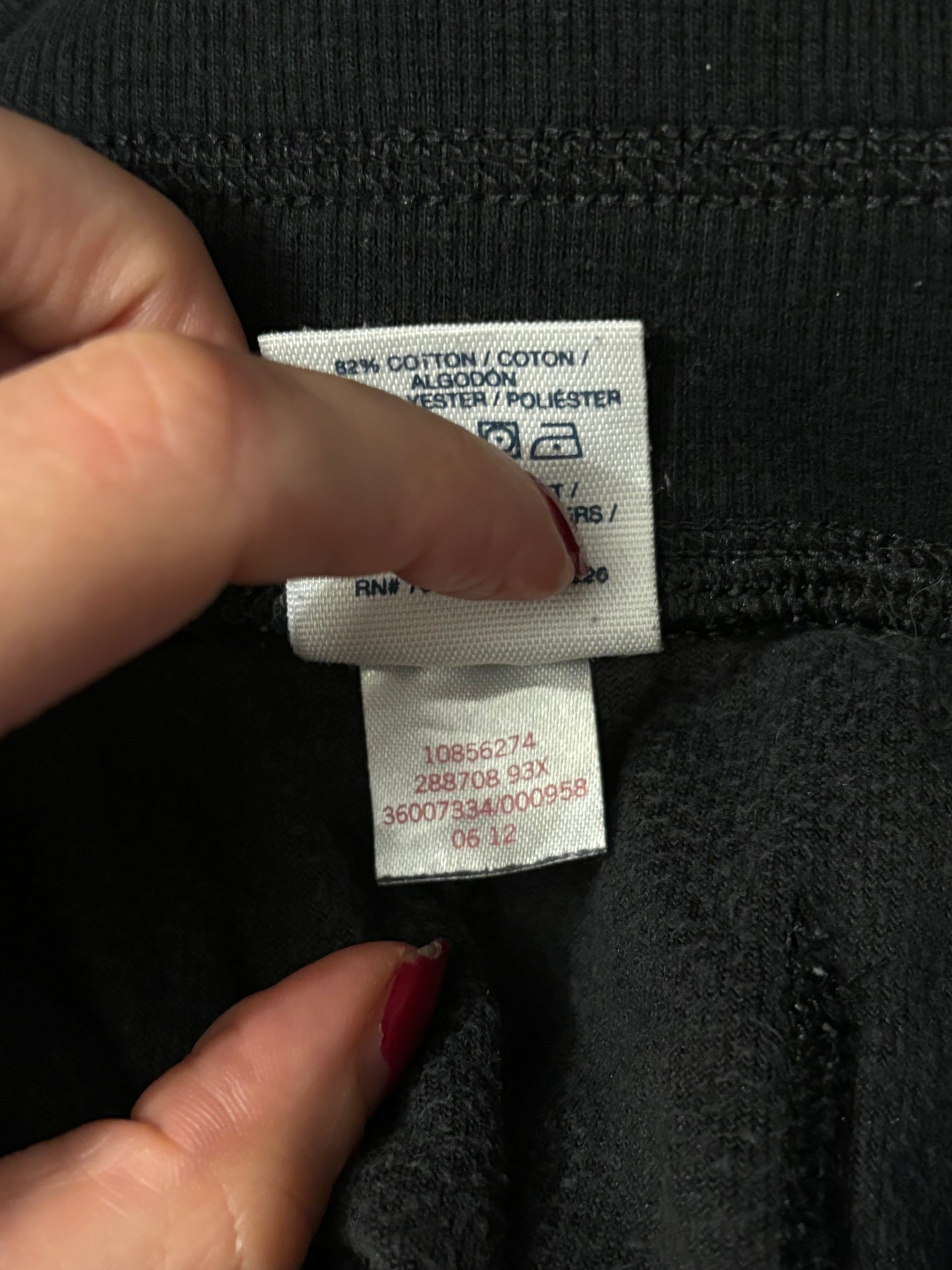 Victoria’s Secret PINK Black Velour Pants