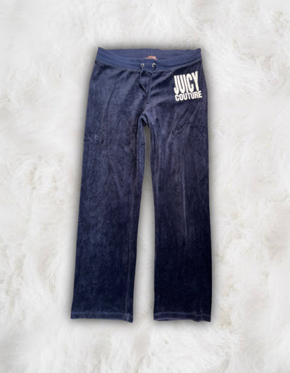 Juicy Couture Navy Velour 2 Piece Tracksuit