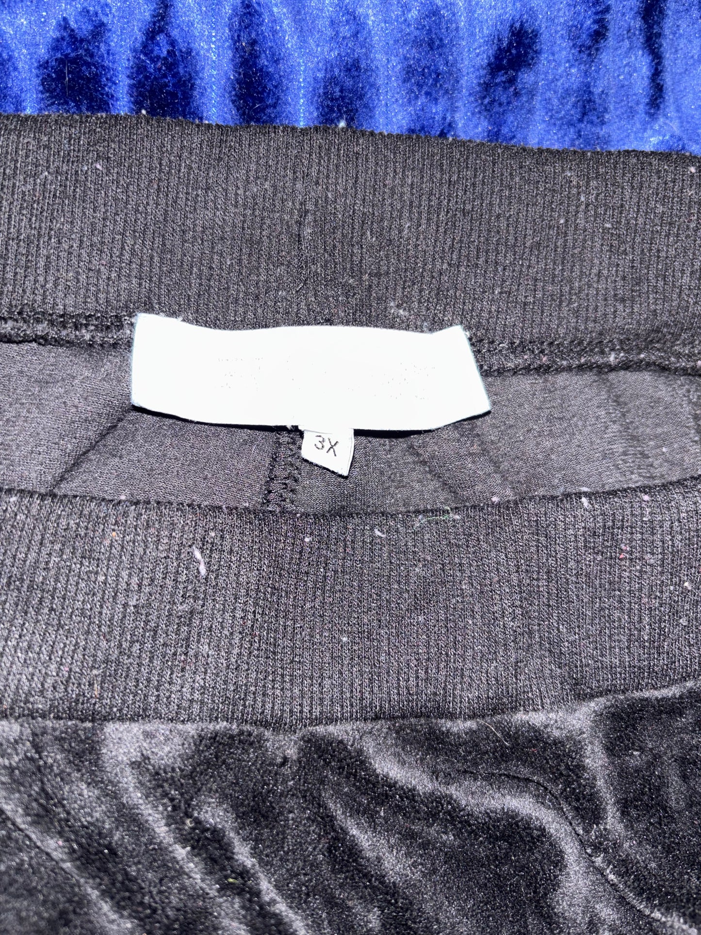 Playboy Black Velour Pants