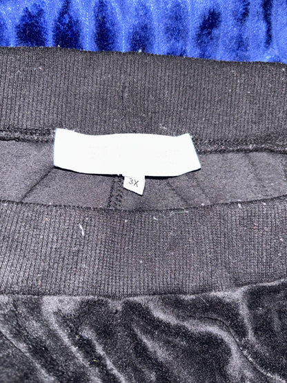 Playboy Black Velour Pants