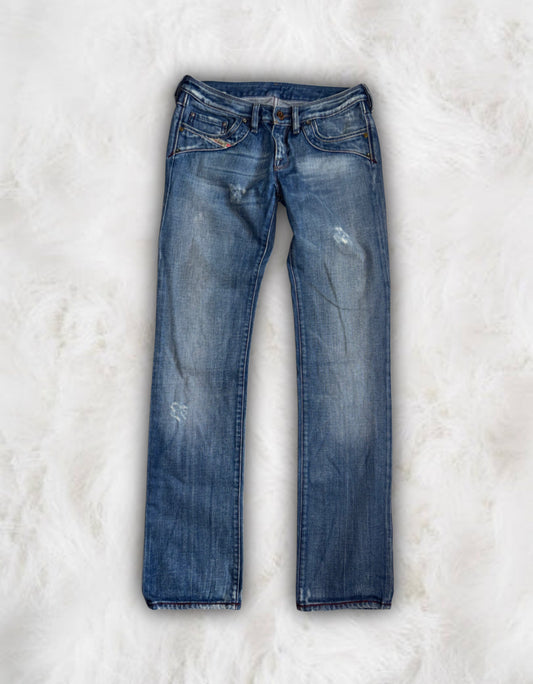 Diesel Vintage Super Low-Waisted Jeans