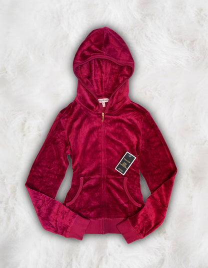 Juicy Couture Deadstock Red Velour 2 Piece Tracksuit