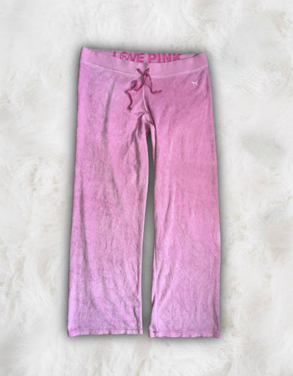 Victoria’s Secret PINK Baby Pink 2 Piece Velour Tracksuit