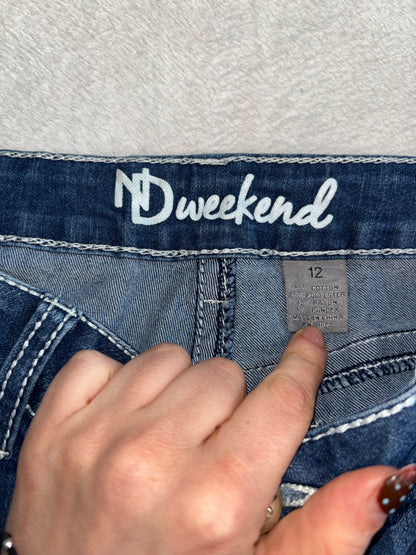 Mcbling Low-Waisted Denim Micro-Mini Skirt