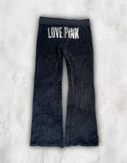Victoria’s Secret PINK 2009 Charcoal Grey Velour 2 Piece Tracksuit