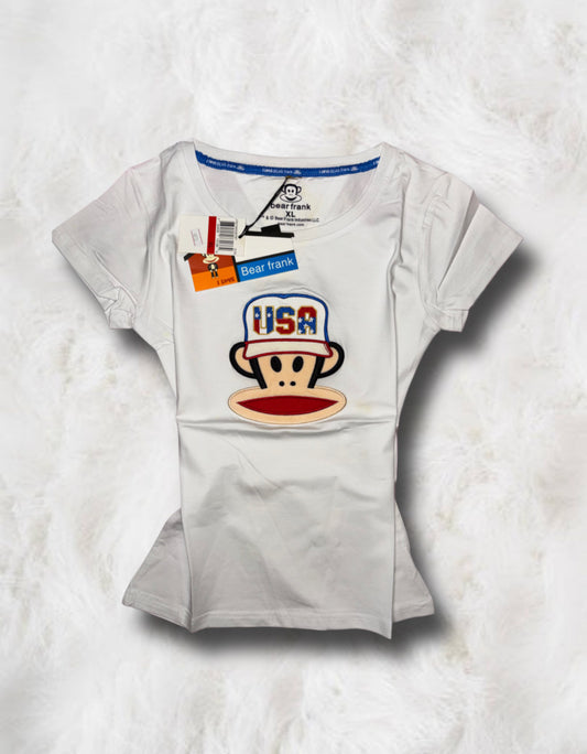 Paul Frank White USA T-Shirt (XL)