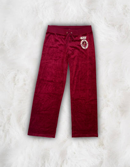 Juicy Couture Deadstock Red Velour 2 Piece Tracksuit