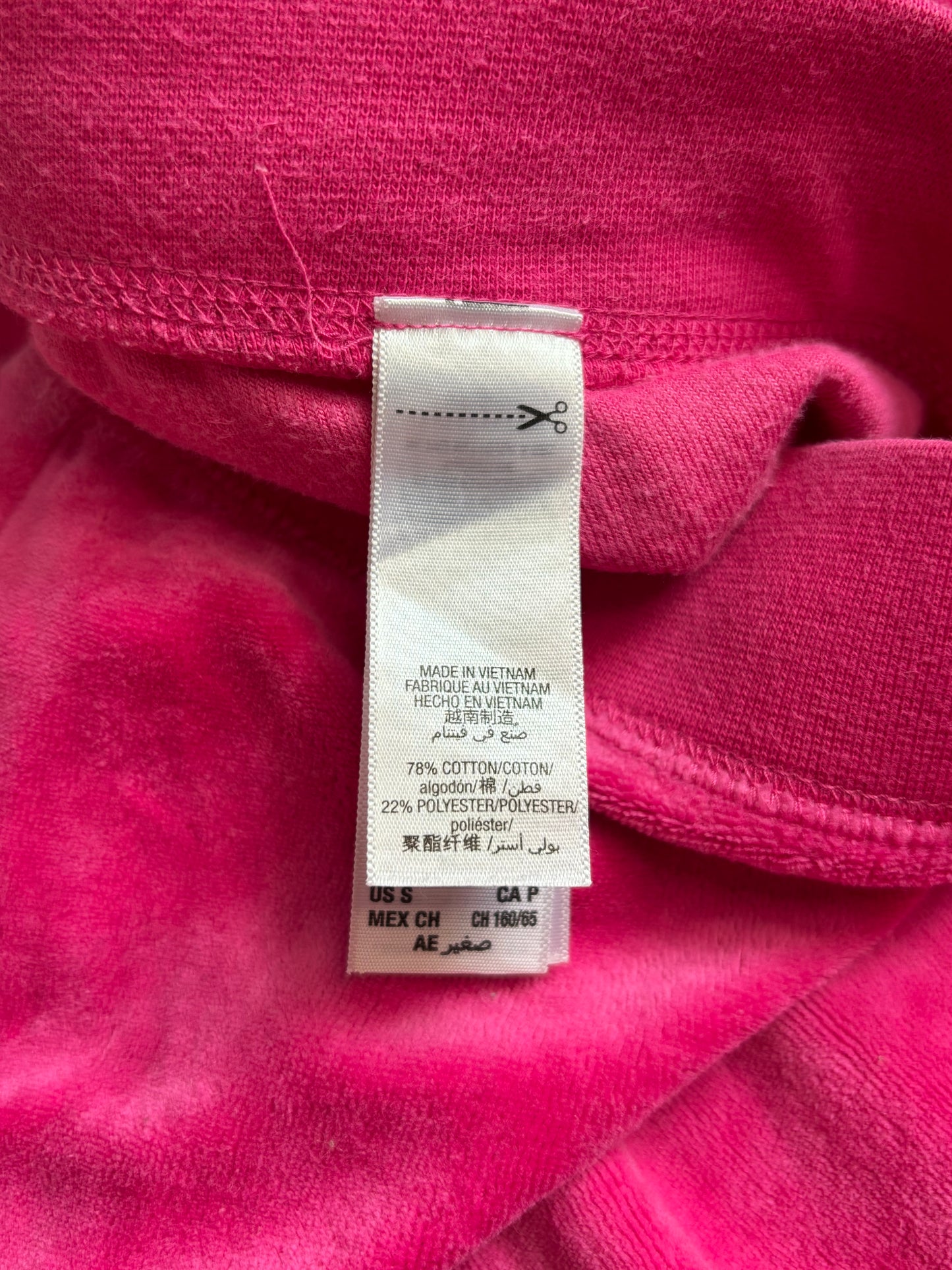 Juicy Couture Barbie Pink 2 Piece Velour Tracksuit