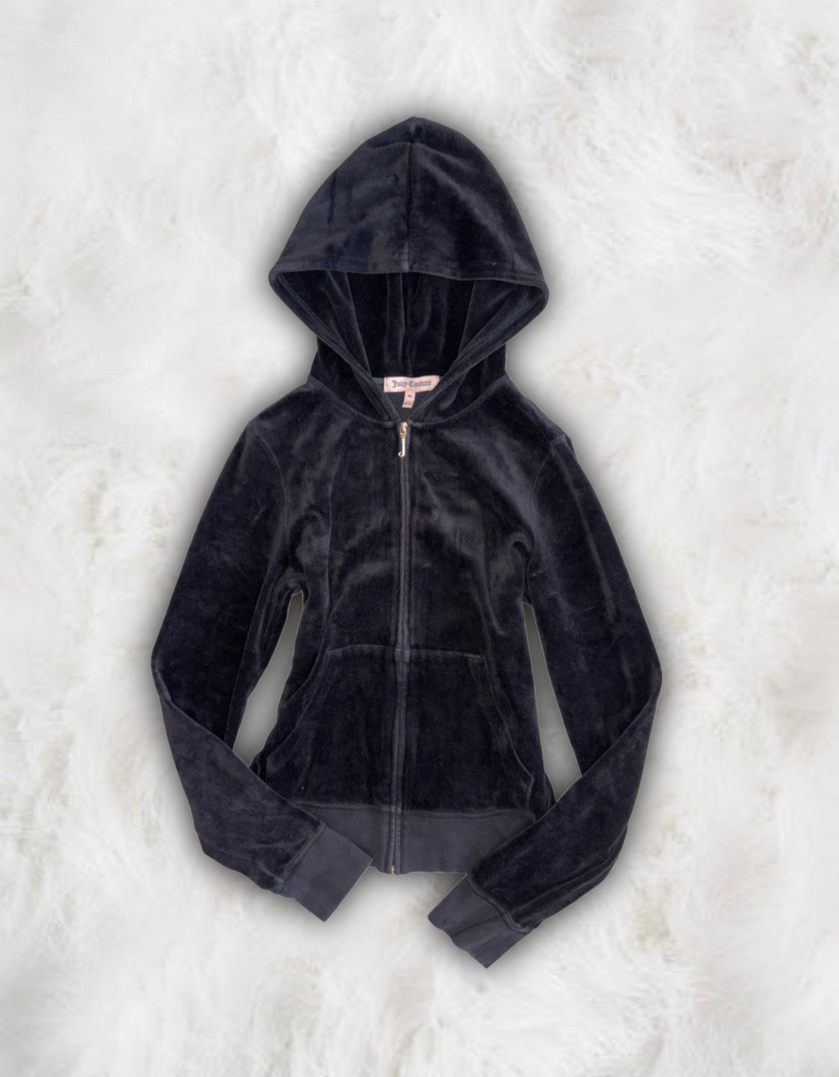 Juicy Couture Black Velour 2 Piece Tracksuit