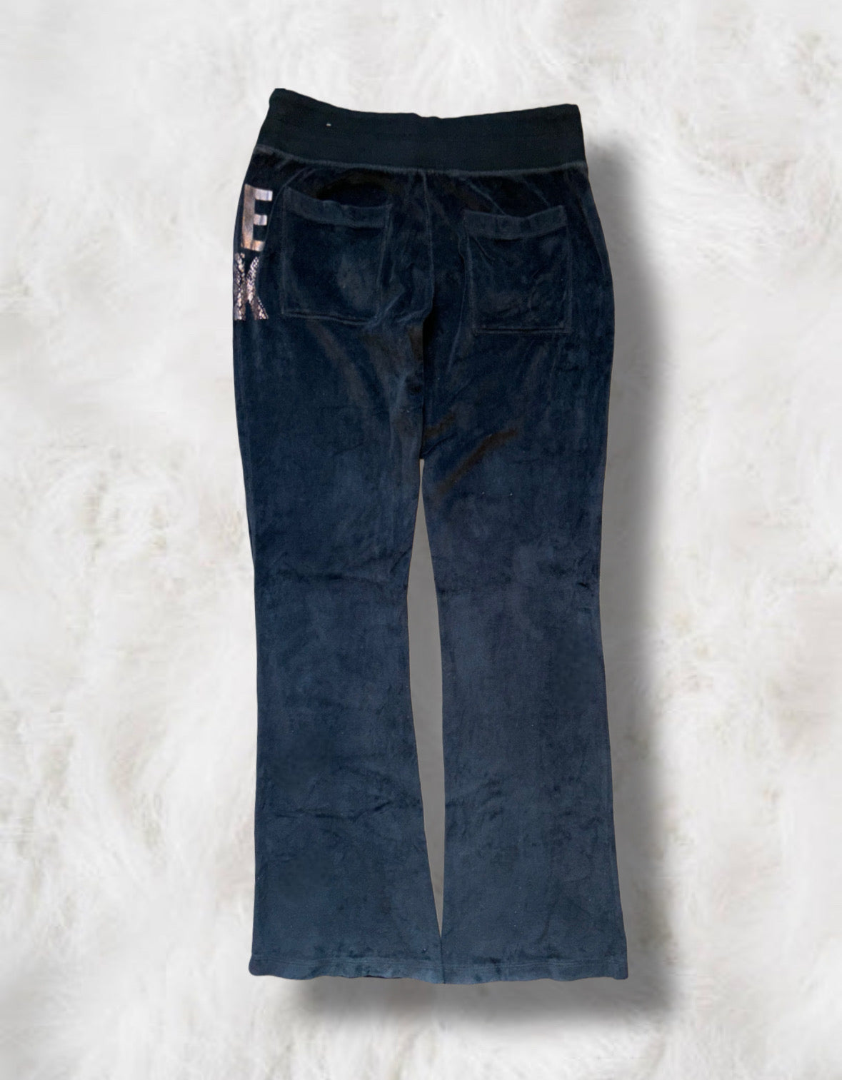 Victoria’s Secret PINK Black Velour Pants