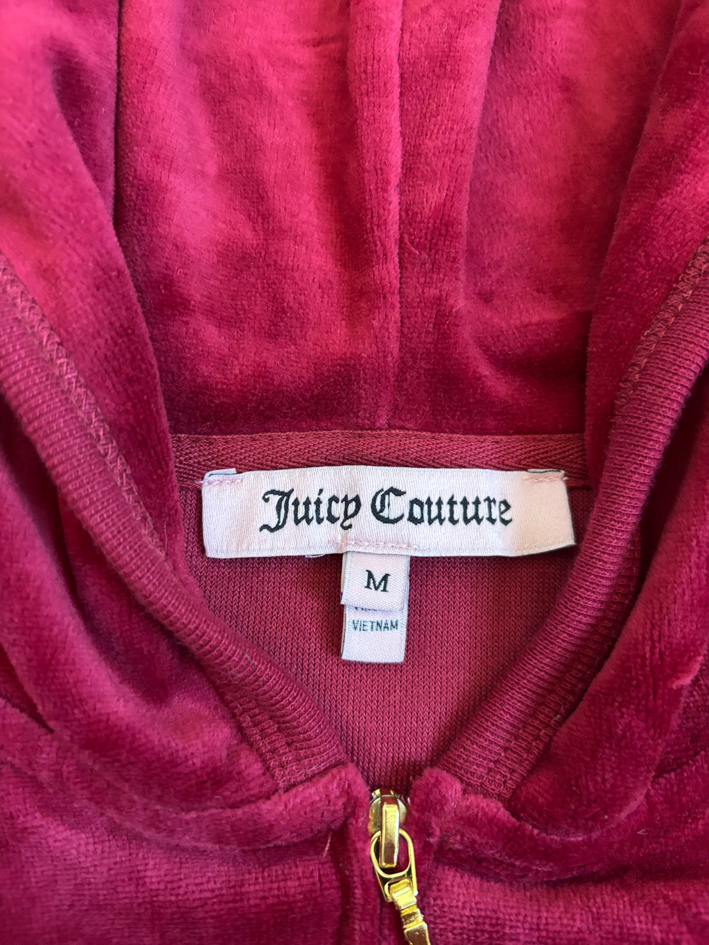 Juicy Couture Deadstock Red Velour 2 Piece Tracksuit