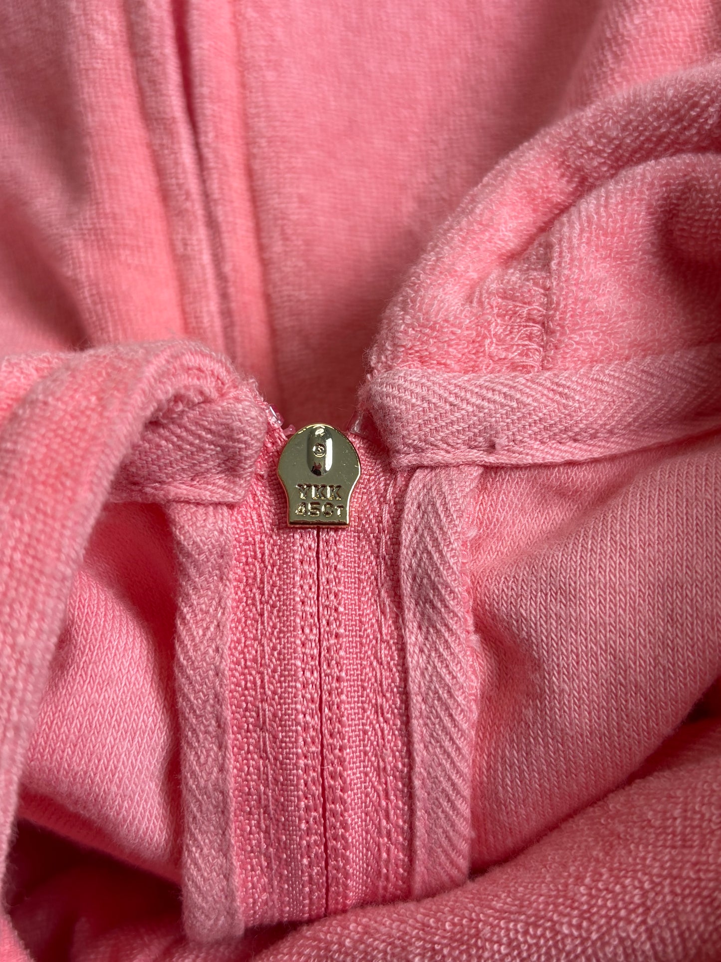 Juicy Couture Coral Pink Terry Cloth 2 Piece Short Tracksuit