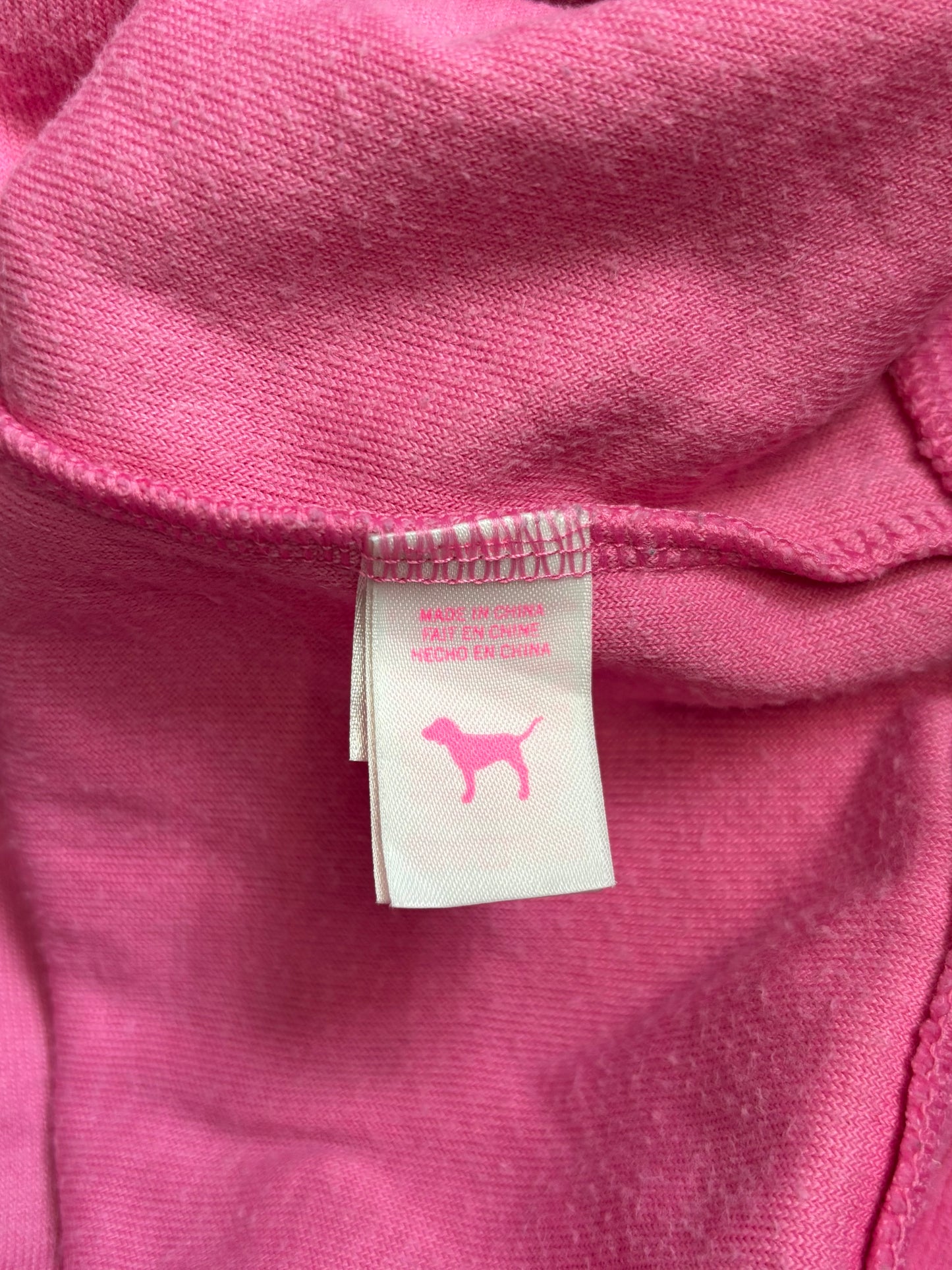 Victoria’s Secret PINK y2k Pink Velour Hoodie
