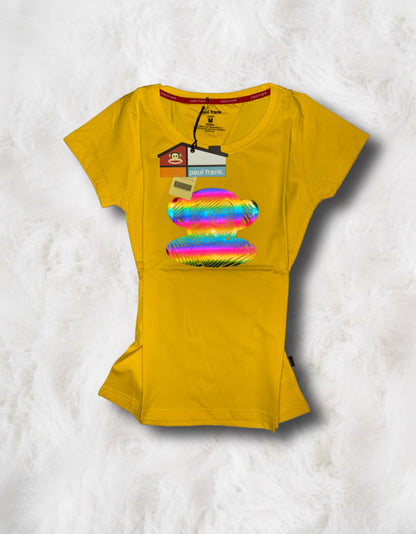 Paul Frank Yellow T-Shirt (Medium)