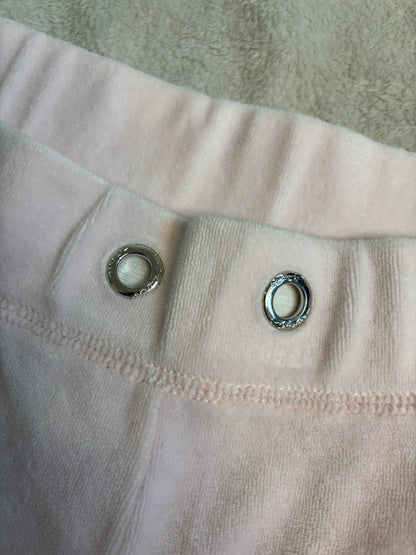 Ed Hardy Rare Blush Pink Short Sleeved 2 Piece Velour Tracksuit