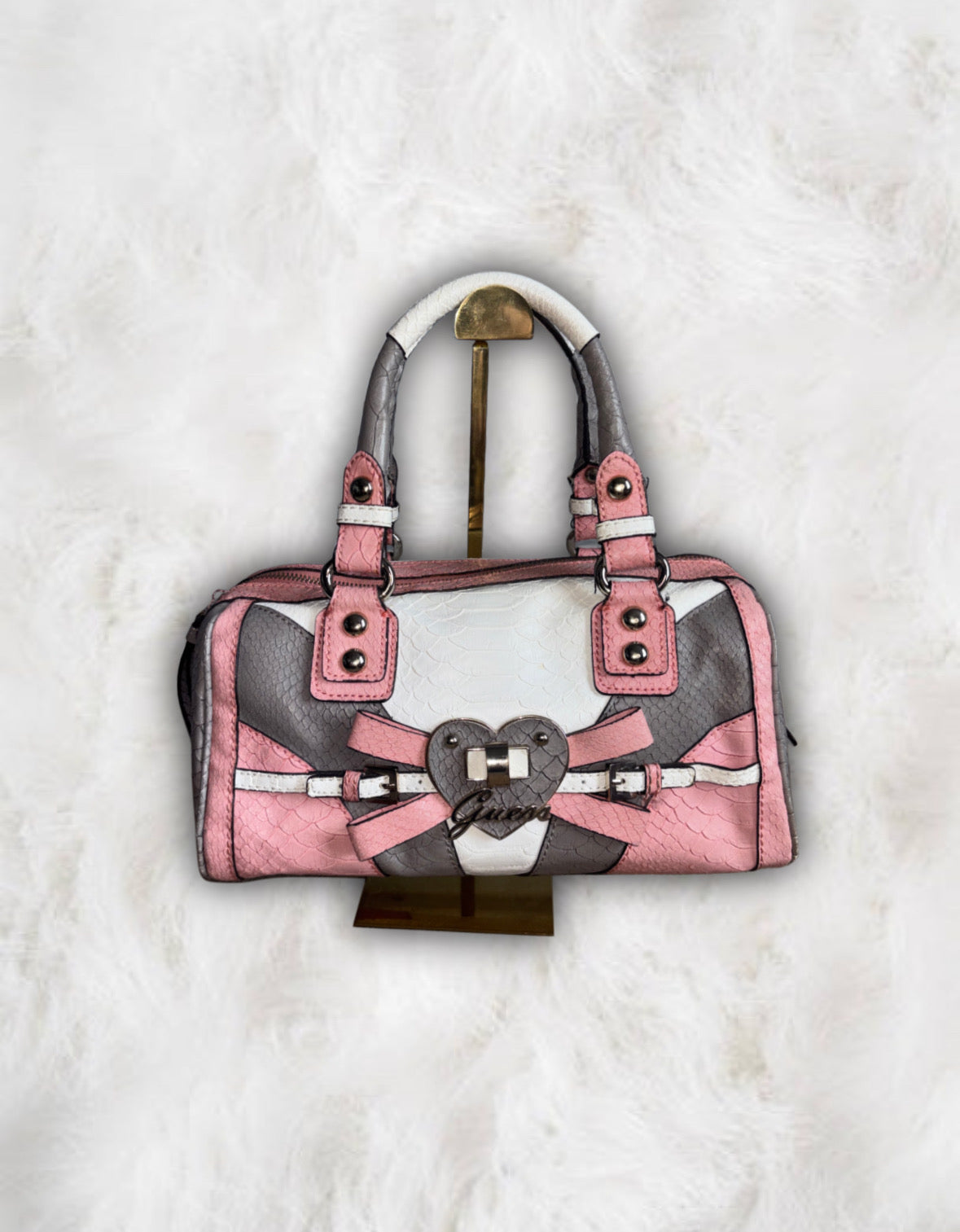 Guess Paradise Patch Barrel Bag & Wallet