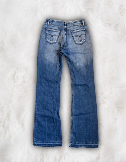 y2k Vintage Low-Waisted Flared Jeans