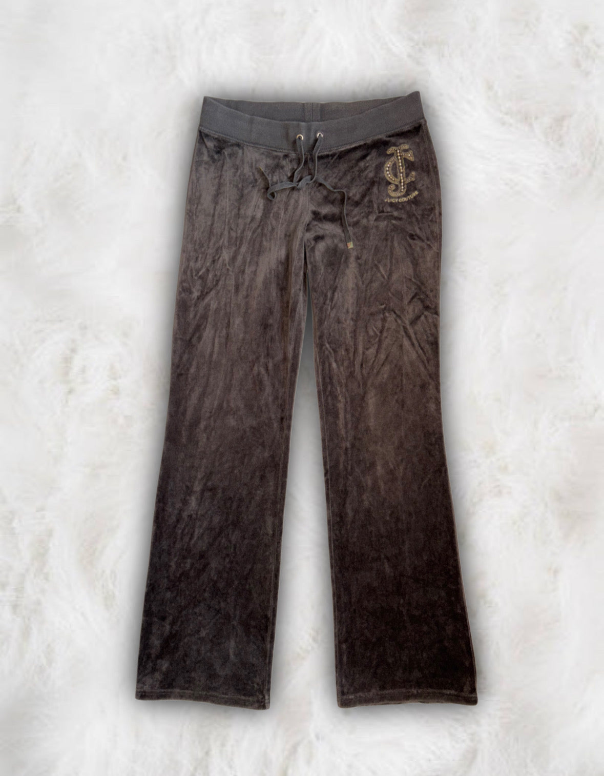 Juicy Couture Brown Velour 2 Piece Tracksuit