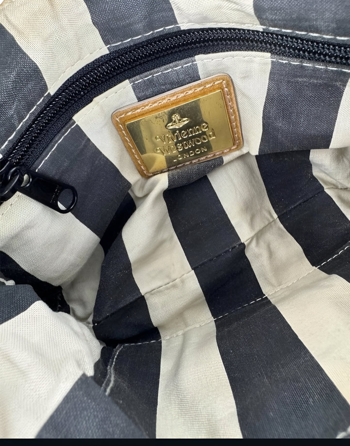 Vivienne Westwood Rare Cross Body Felt Bag in Mustard