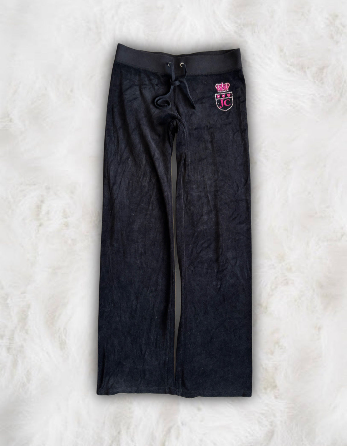 Juicy Couture Black Velour 2 Piece Tracksuit