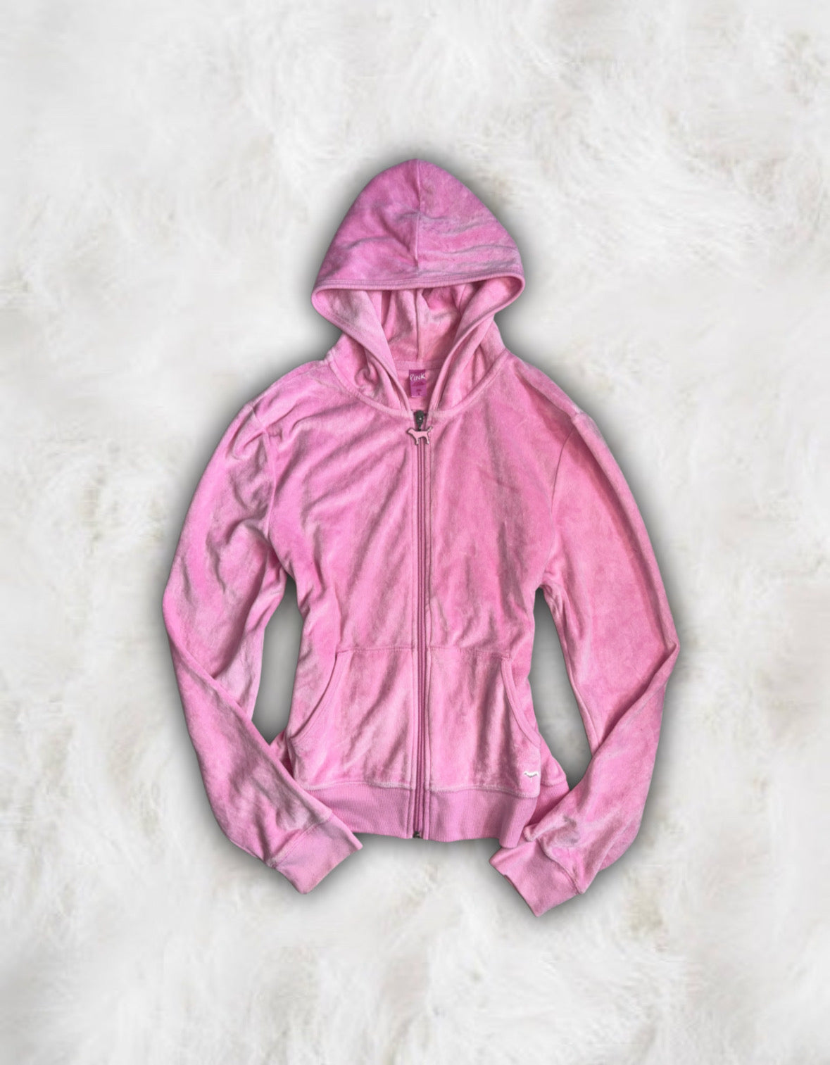 Victoria’s Secret PINK Baby Pink 2 Piece Velour Tracksuit