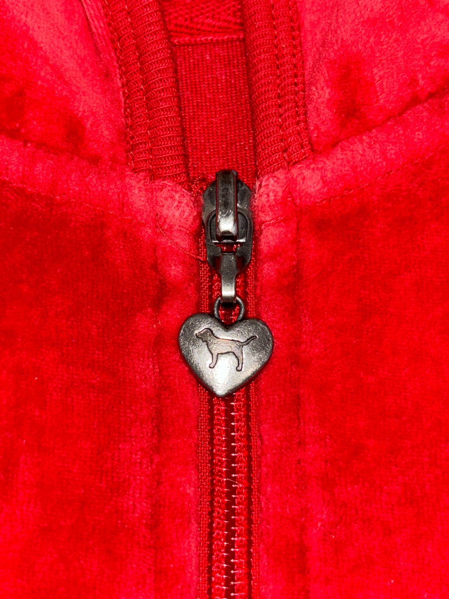 Victoria’s Secret PINK 2005 Red Velour 2 Piece Tracksuit