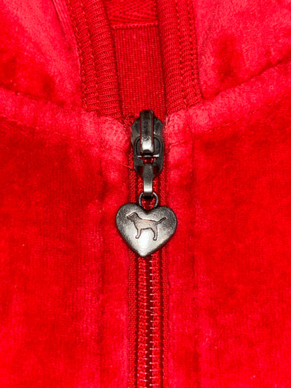 Victoria’s Secret PINK 2005 Red Velour 2 Piece Tracksuit