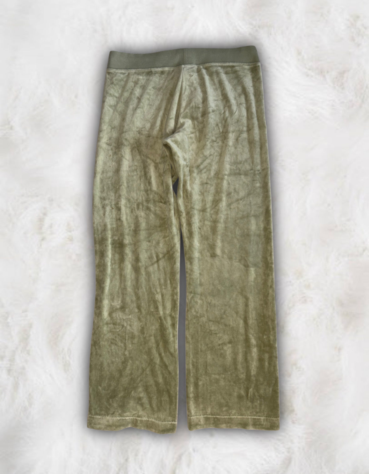 Juicy Couture Sage Green Velour 2 Piece Tracksuit