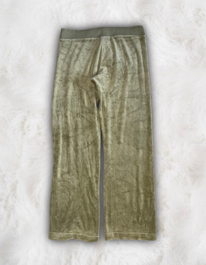 Juicy Couture Sage Green Velour 2 Piece Tracksuit