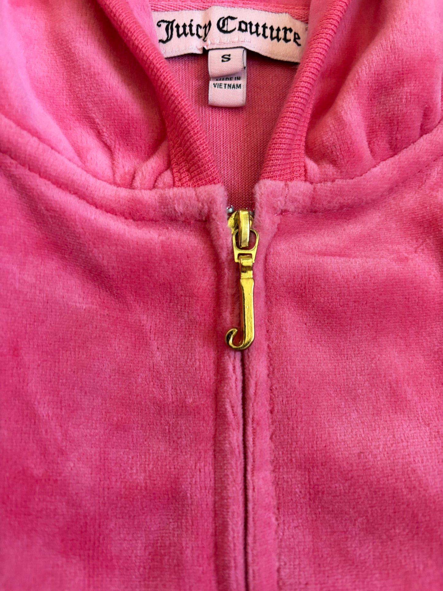 Juicy Couture Deadstock Coral Pink Velour 2 Piece Tracksuit