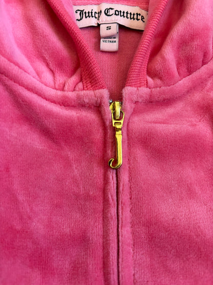 Juicy Couture Deadstock Coral Pink Velour 2 Piece Tracksuit