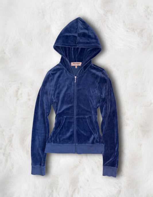 Juicy Couture Blue Velour 2 Piece Tracksuit
