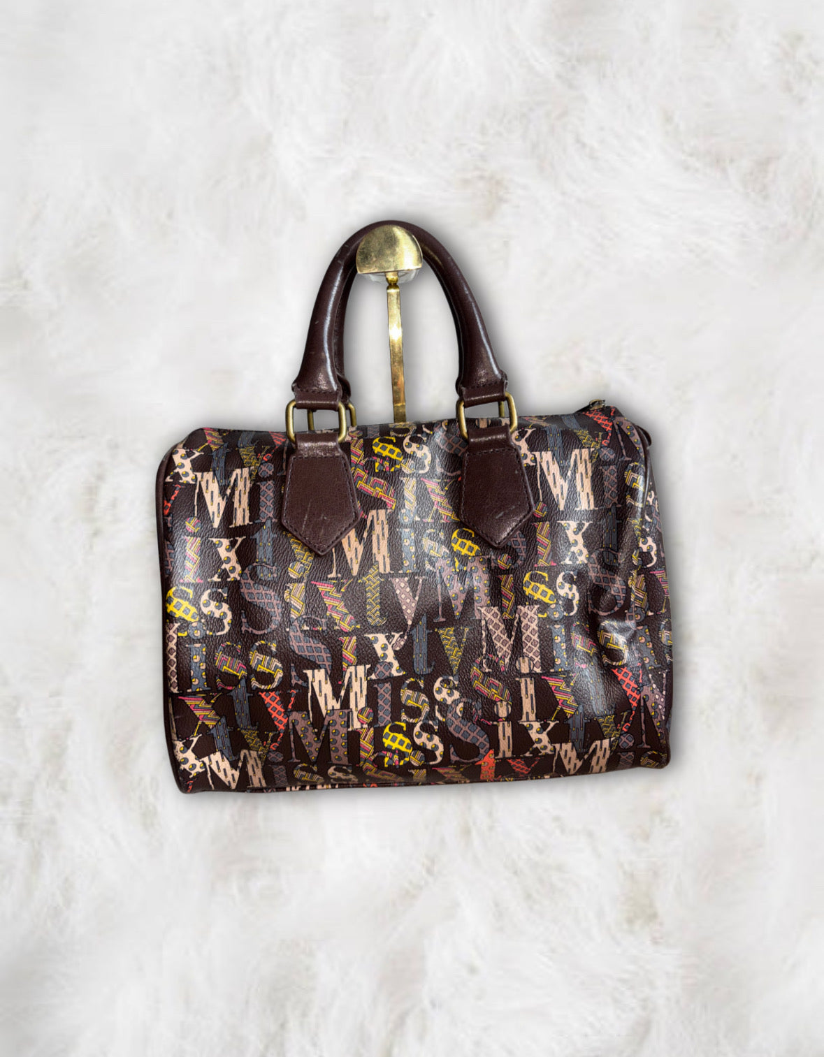 Miss Sixty Retro All Over Print Duffle Bag