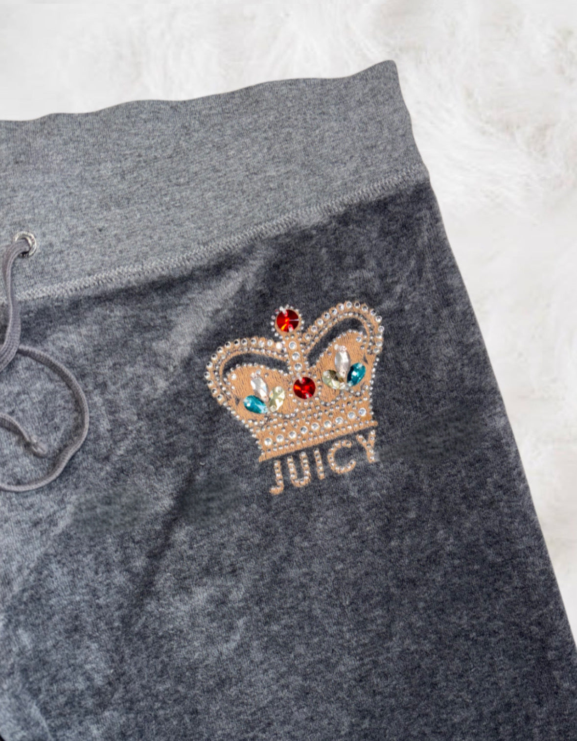 Juicy Couture Grey Velour 2 Piece Tracksuit