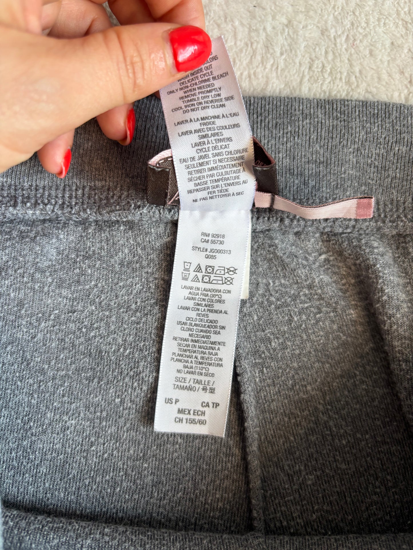 Juicy Couture Grey Velour 2 Piece Tracksuit