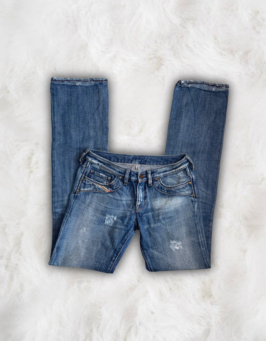 Diesel Vintage Super Low-Waisted Jeans
