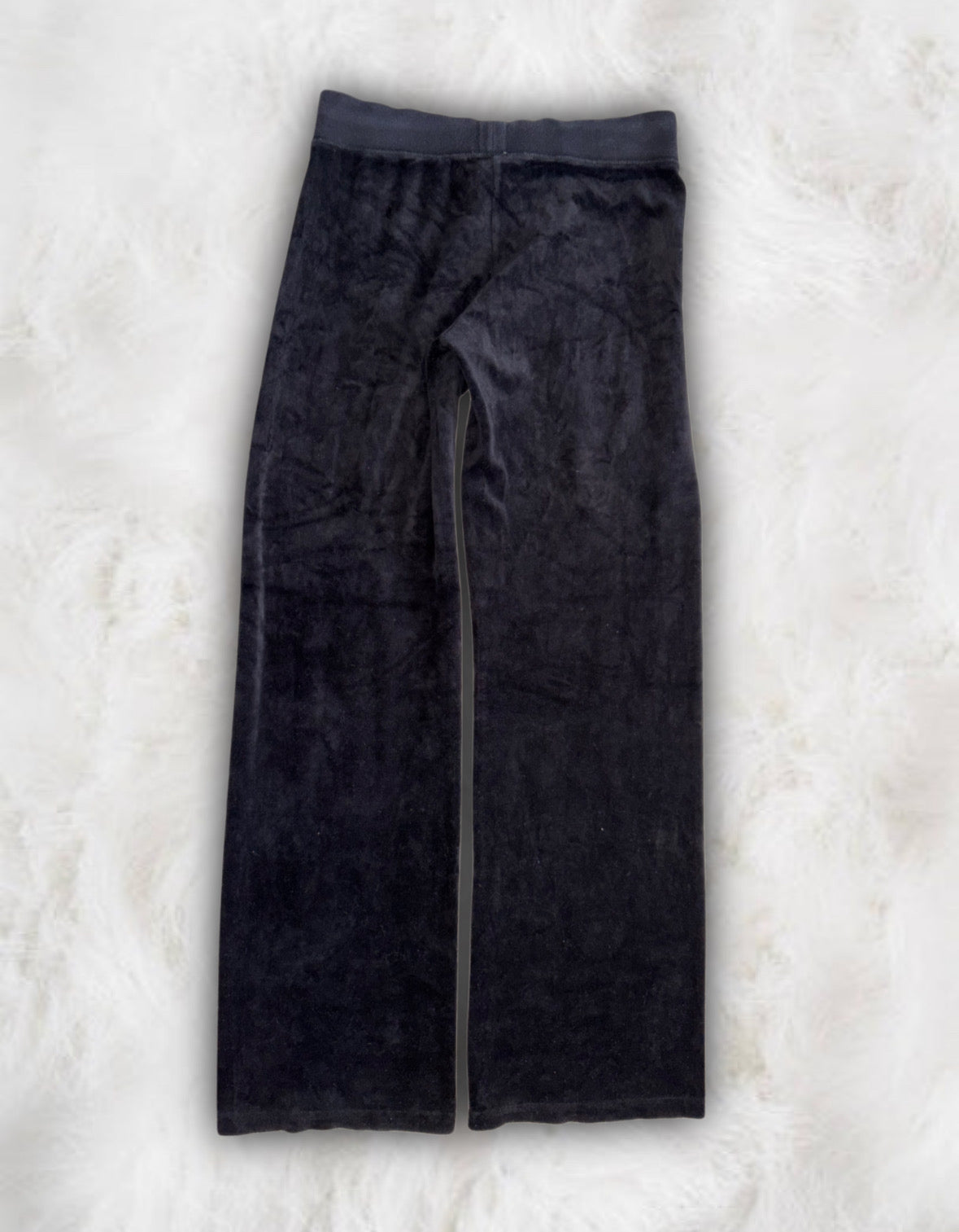 Juicy Couture Black Velour 2 Piece Tracksuit