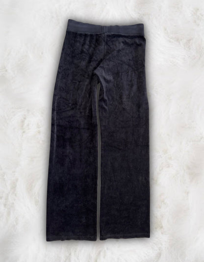 Juicy Couture Black Velour 2 Piece Tracksuit
