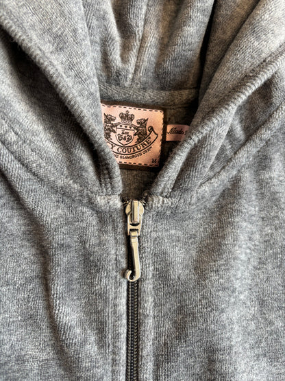 Juicy Couture Grey Velour 2 Piece Tracksuit